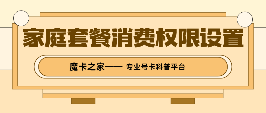 如何管理家庭套餐中成员的消费权限？