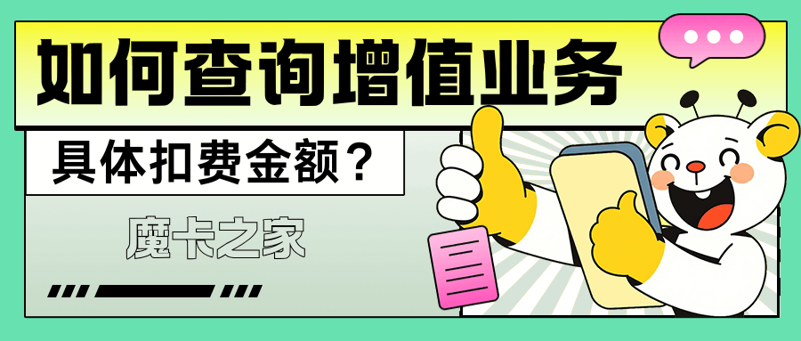 如何查询增值业务的具体扣费金额？