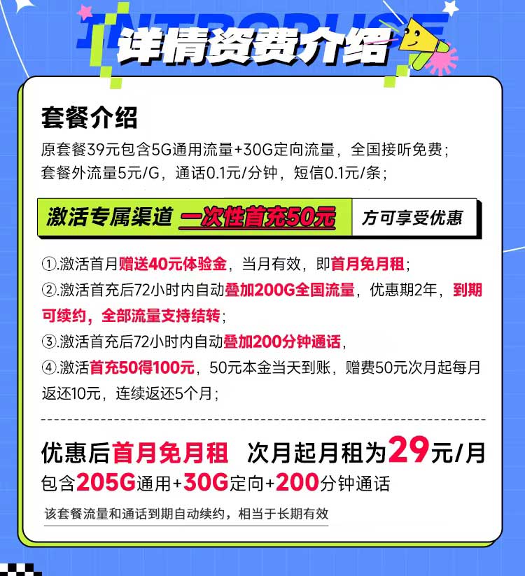 魔卡之家，电信栀子卡资费套餐介绍