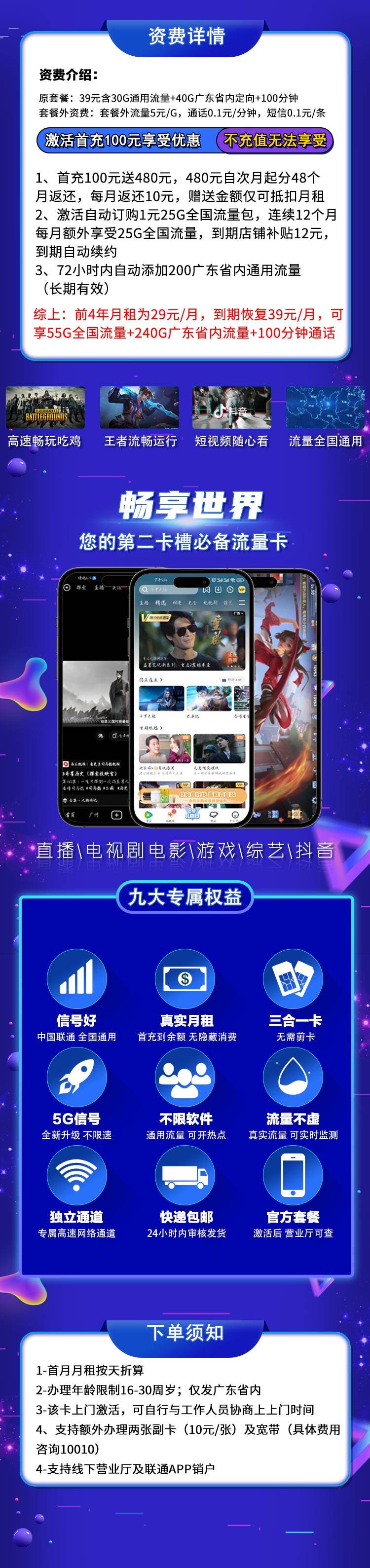 魔卡之家，联通云河卡资费套餐介绍