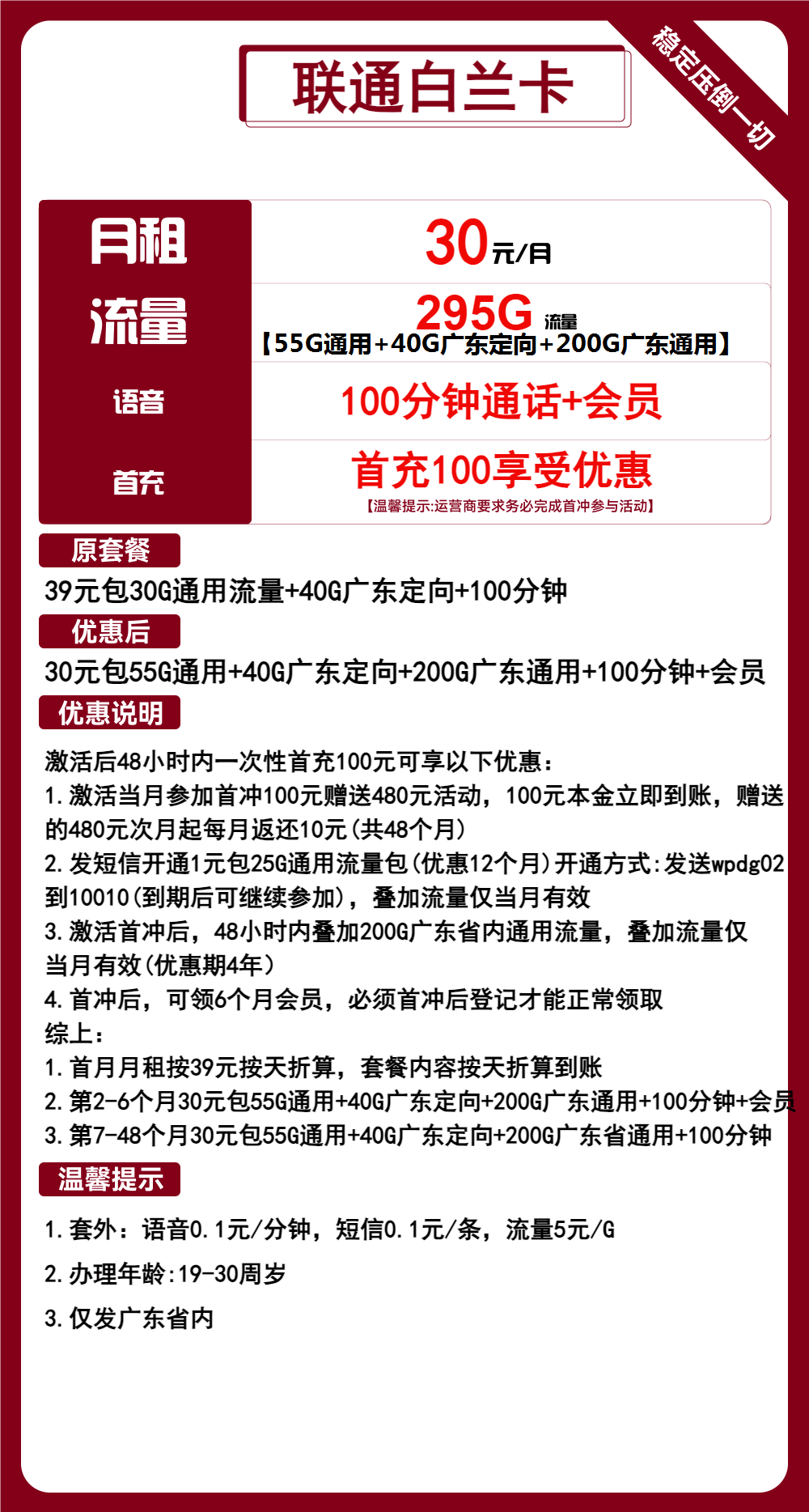 魔卡之家，联通白兰卡资费套餐介绍